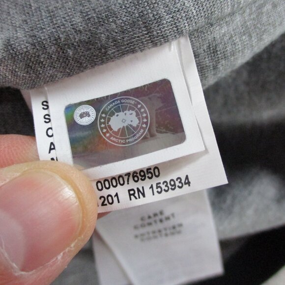 Canada Goose Kelowna Fleece Jacket Mens Medium Navy Blue Sherpa Pile NWOT Coat - Picture 7 of 13